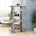 vidaXL Bookcase/Room Divider 80x30x123.5 cm White