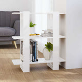 vidaXL Boekenkast/kamerscherm 80x30x87 cm wit