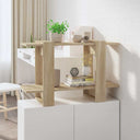 vidaXL Boekenkast/kamerscherm 80x30x51 cm wit