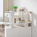 vidaXL Boekenkast/kamerscherm 80x30x51 cm wit