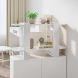 vidaXL Boekenkast/kamerscherm 80x30x51 cm wit