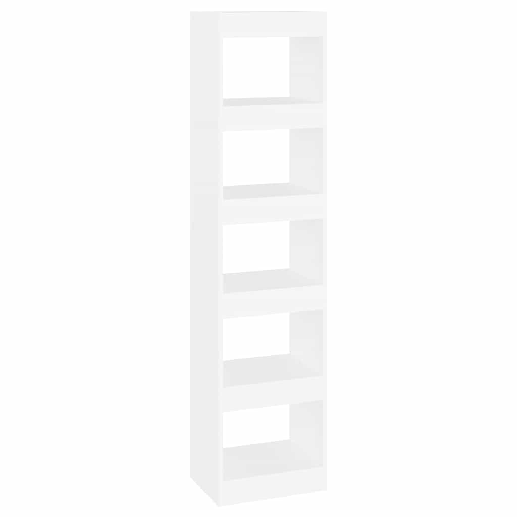 vidaXL Boekenkast/kamerscherm 40x30x166 cm wit
