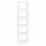 vidaXL Boekenkast/kamerscherm 40x30x166 cm wit