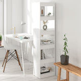 vidaXL Boekenkast/kamerscherm 40x30x166 cm wit