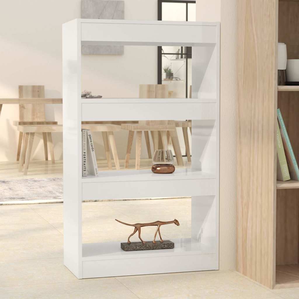 vidaXL Boekenkast/kamerscherm 60x30x103 cm bewerkt hout wit