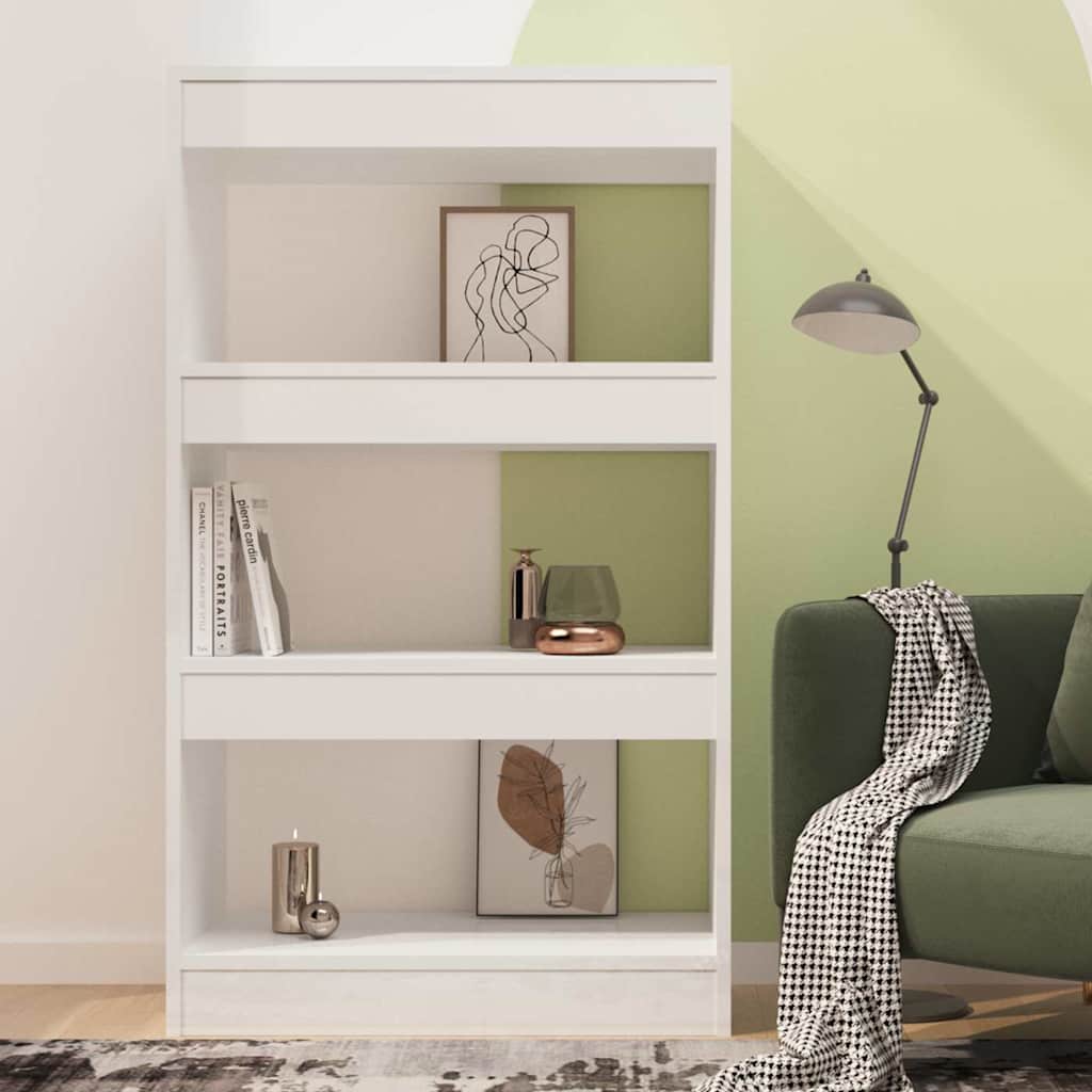 vidaXL Boekenkast/kamerscherm 60x30x103 cm bewerkt hout wit