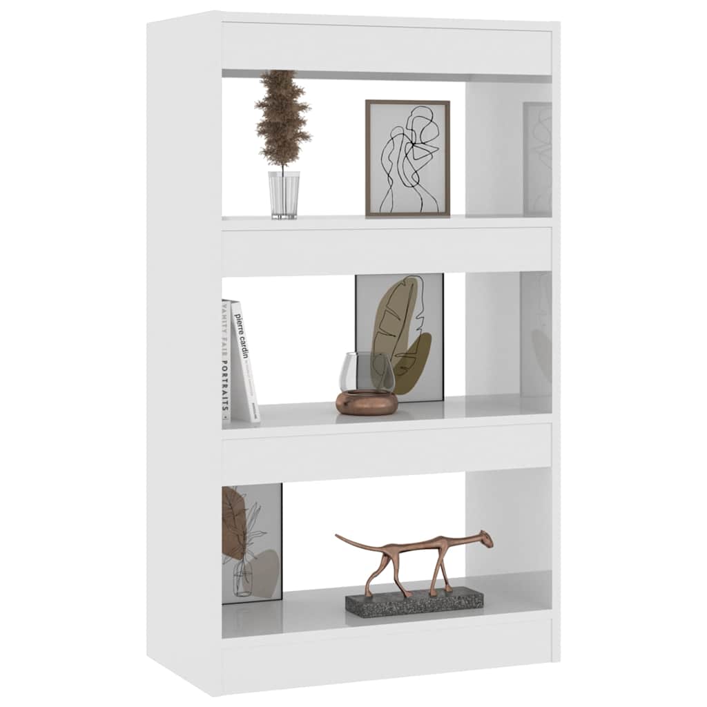 vidaXL Boekenkast/kamerscherm 60x30x103 cm bewerkt hout wit