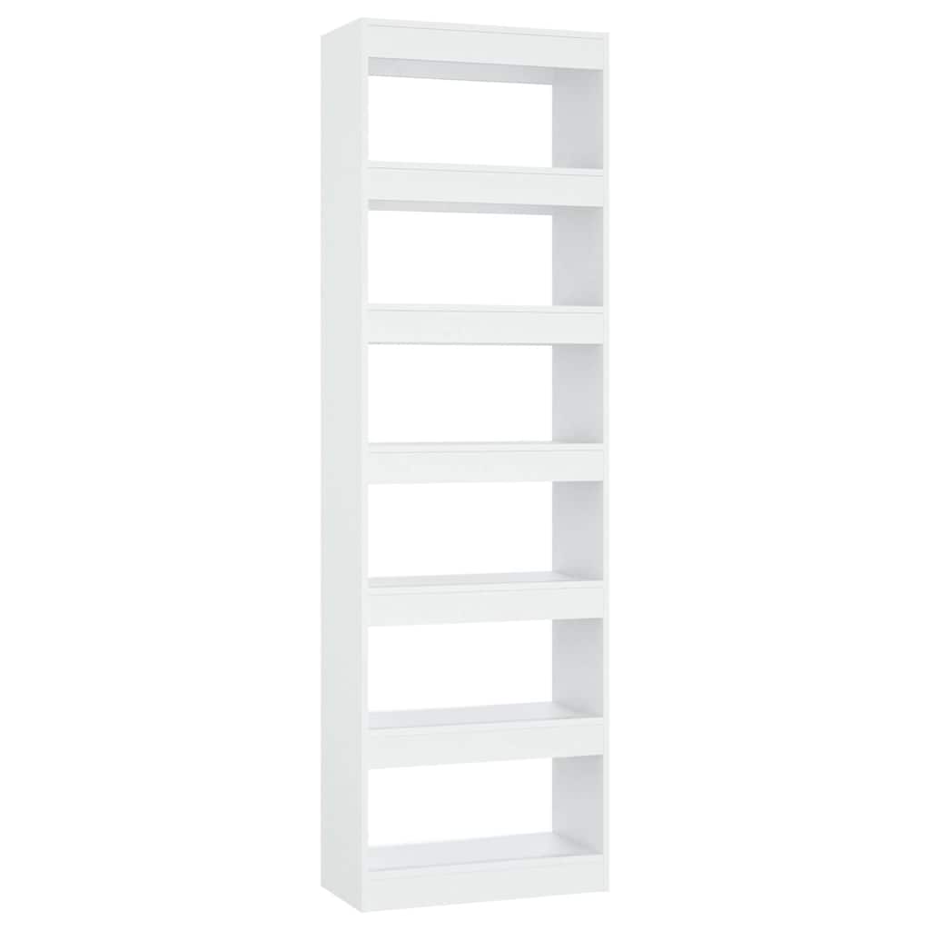 vidaXL Boekenkast/kamerscherm 60x30x198 cm wit