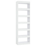 vidaXL Boekenkast/kamerscherm 60x30x198 cm wit