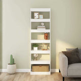 vidaXL Boekenkast/kamerscherm 60x30x198 cm wit