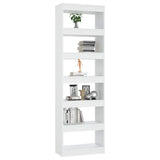 vidaXL Boekenkast/kamerscherm 60x30x198 cm wit