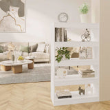 vidaXL Bookshelf/Room Divider 80x30x135 cm Engineered Wood White