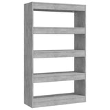 vidaXL Bookshelf/Room Divider 80x30x135 cm Engineered Wood White