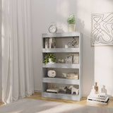 vidaXL Bookshelf/Room Divider 80x30x135 cm Engineered Wood White