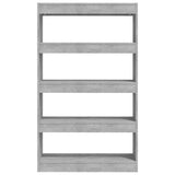 vidaXL Bookshelf/Room Divider 80x30x135 cm Engineered Wood White
