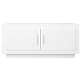 vidaXL Salontafel 102x50x45 cm bewerkt hout wit