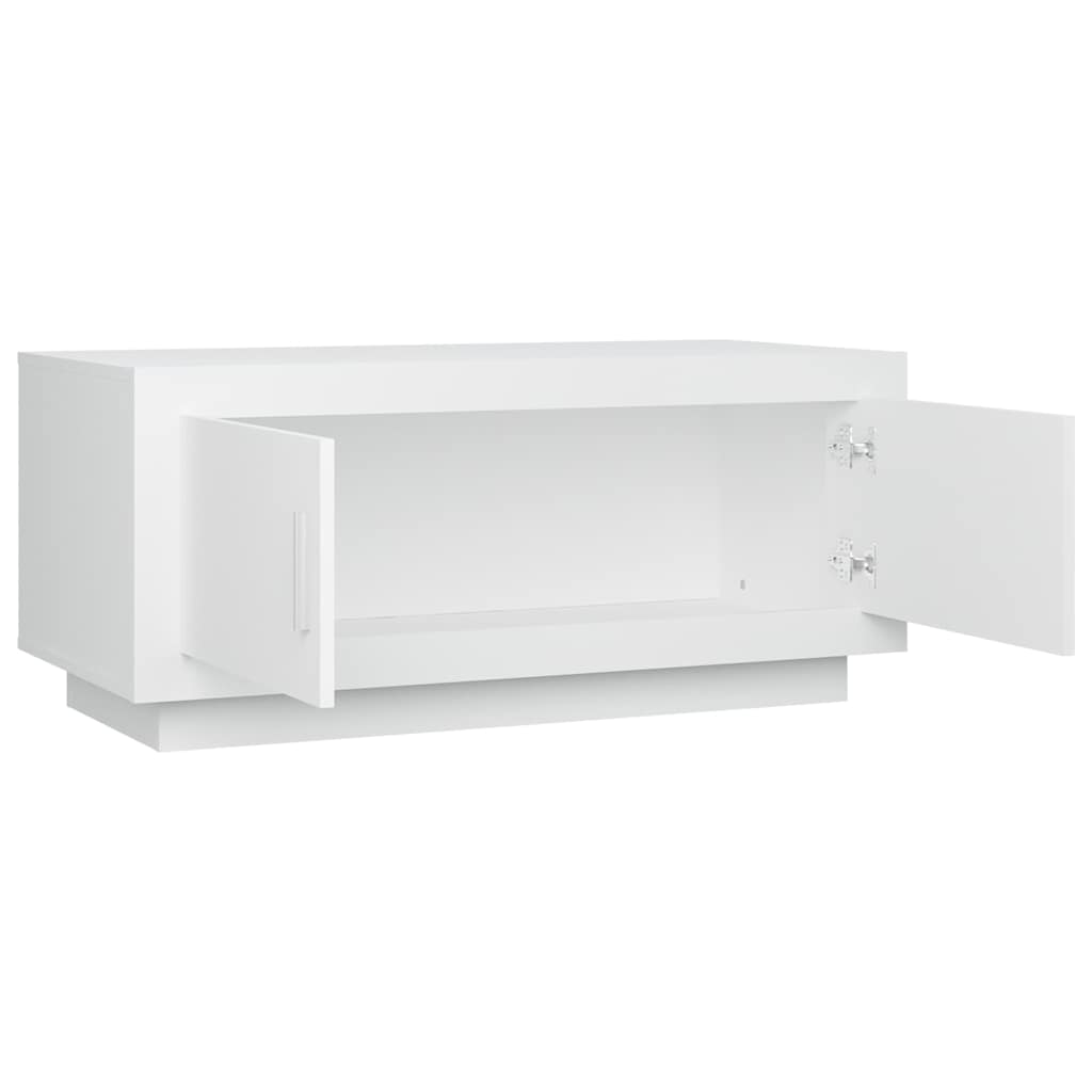 vidaXL Salontafel 102x50x45 cm bewerkt hout wit