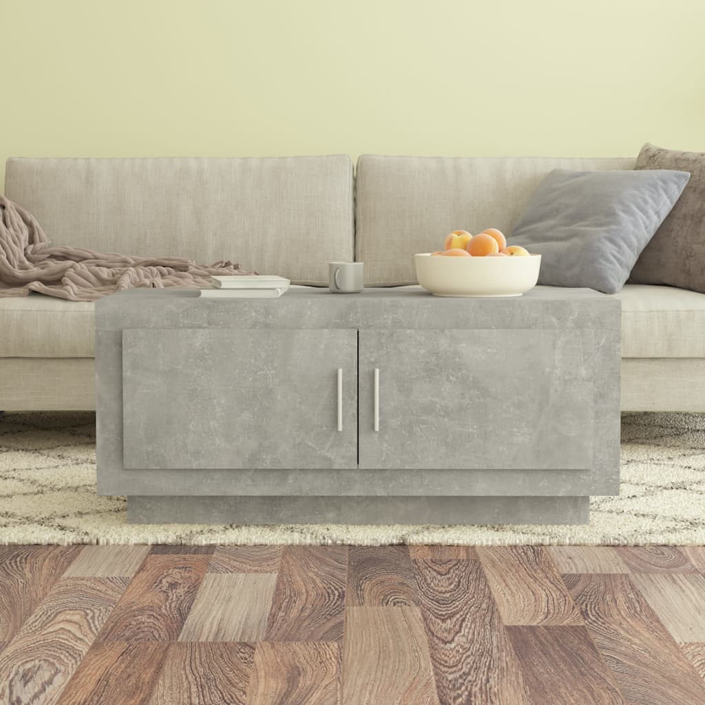 vidaXL Salontafel 102x50x45 cm bewerkt hout wit