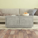 vidaXL Salontafel 102x50x45 cm bewerkt hout wit