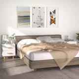 vidaXL Nachtkastje 40x35x47,5 cm wit