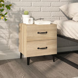 vidaXL Nachtkastje 40x35x47,5 cm wit