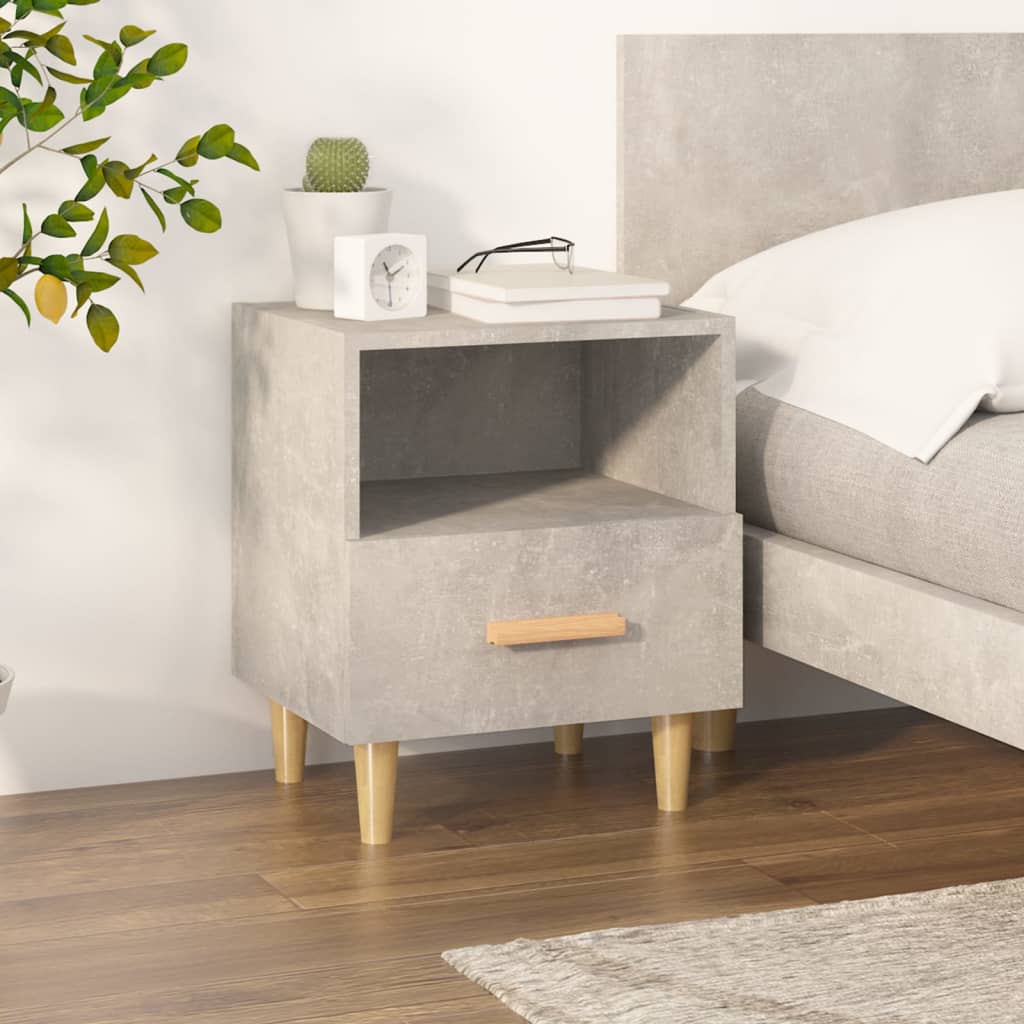 vidaXL Bedside Cabinet 40x35x47 cm White