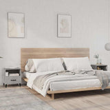 vidaXL Nightstand Engineered Wood White