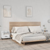 vidaXL Nightstand Engineered Wood White