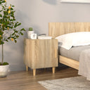 vidaXL Nachtkastje bewerkt hout wit