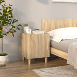vidaXL Nachtkastje bewerkt hout wit