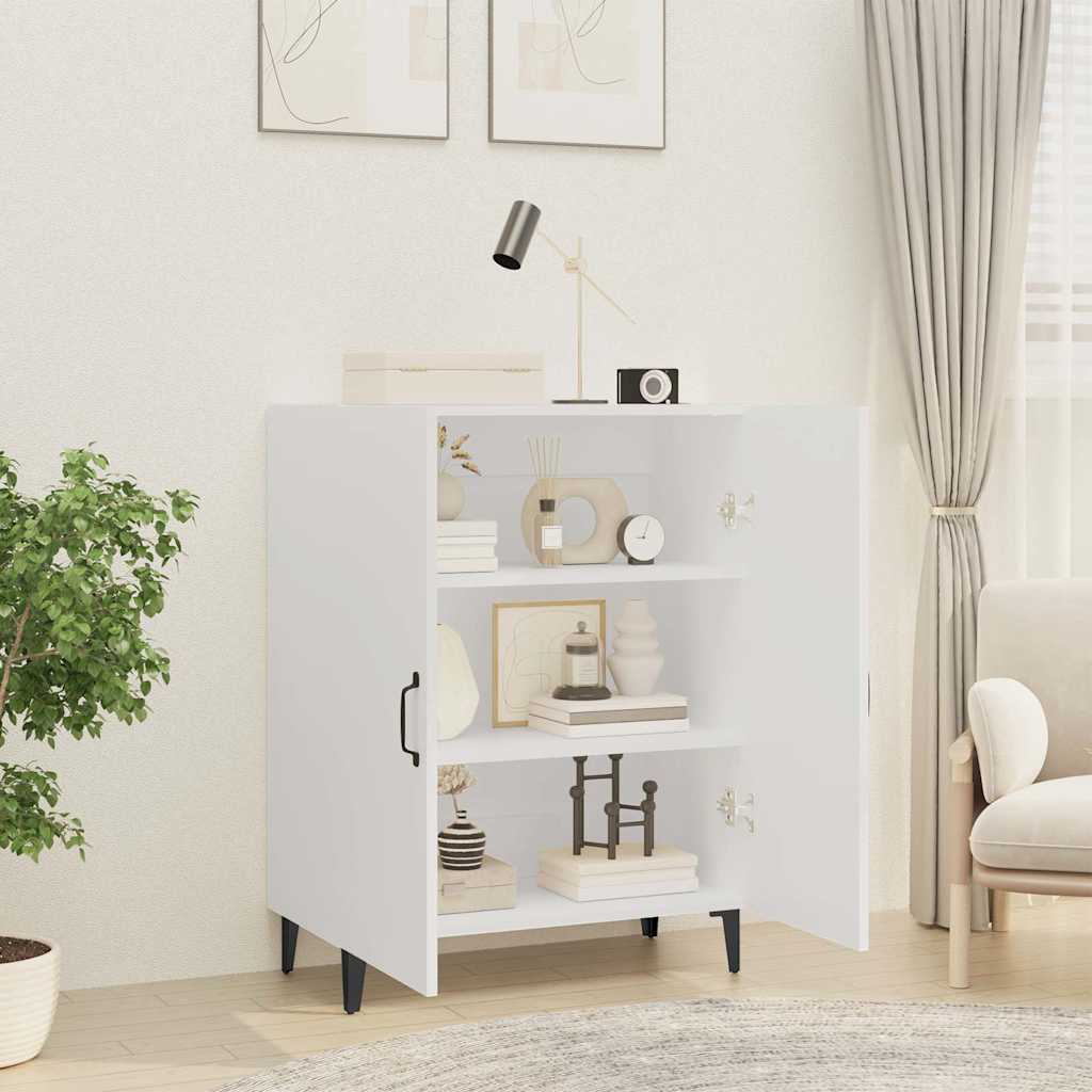 vidaXL Dressoir 70x34x90 cm bewerkt hout wit