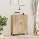 vidaXL Dressoir 70x34x90 cm bewerkt hout wit