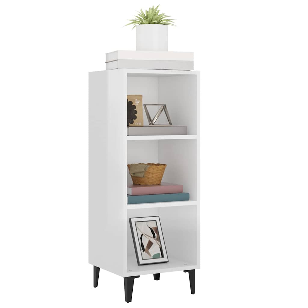 vidaXL Dressoir 34,5x32,5x90 cm bewerkt hout wit