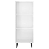 vidaXL Dressoir 34,5x32,5x90 cm bewerkt hout wit