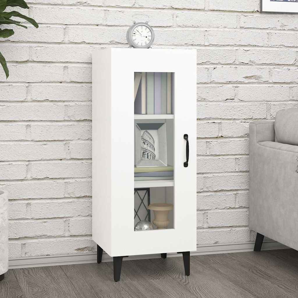 vidaXL Sideboard 34.5x34x90 cm engineered wood white