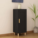 vidaXL Dressoir 34,5x34x90 cm bewerkt hout zwart