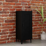 vidaXL Dressoir 34,5x34x90 cm bewerkt hout zwart