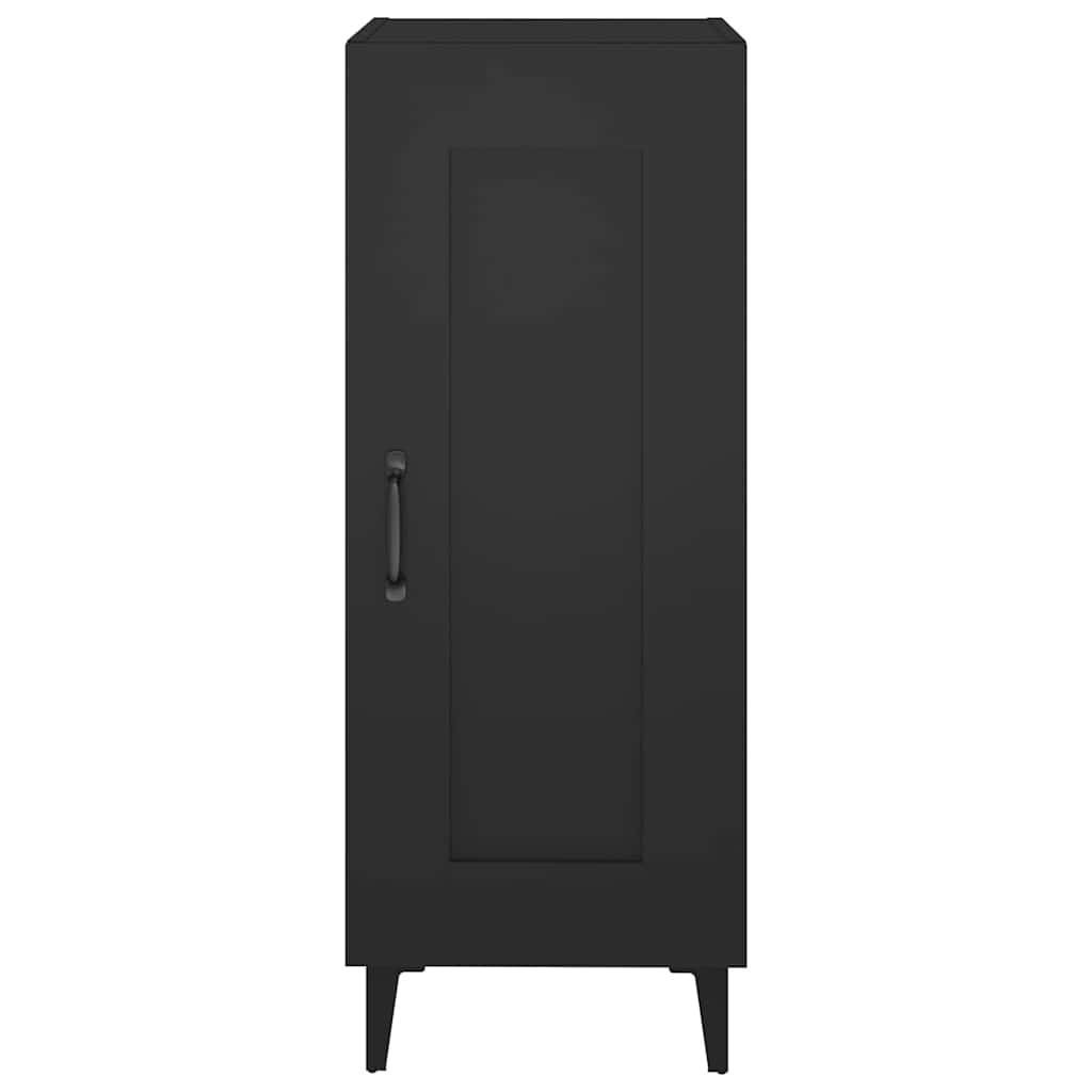 vidaXL Dressoir 34,5x34x90 cm bewerkt hout zwart