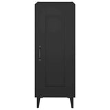 vidaXL Dressoir 34,5x34x90 cm bewerkt hout zwart