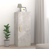 vidaXL Wall cabinet 34.5x34x90 cm engineered wood concrete grey