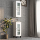 vidaXL Wandkast 34,5x34x90 cm wit