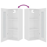 vidaXL Wandkast 34,5x34x90 cm wit