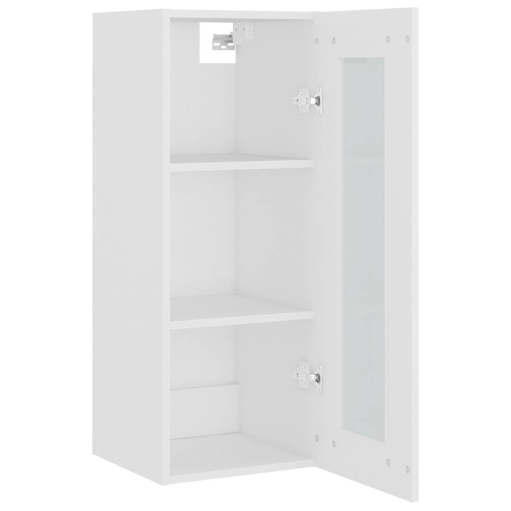 vidaXL Wandkast 34,5x34x90 cm wit
