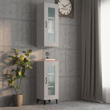 vidaXL Wandkast 34,5x34x90 cm wit
