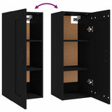 vidaXL Hangkast 35x34x90 cm bewerkt hout wit