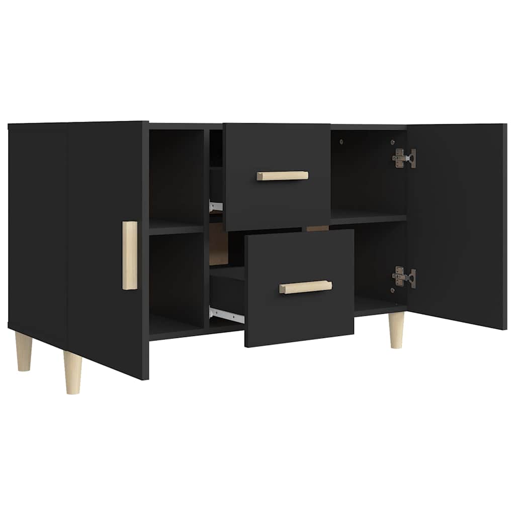 vidaXL Dressoir 100x36x60 cm bewerkt hout wit