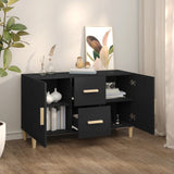 vidaXL Dressoir 100x36x60 cm bewerkt hout wit