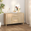 vidaXL Dressoir 100x36x60 cm bewerkt hout wit