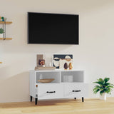 vidaXL Tv-meubel 80x36x50 cm bewerkt hout wit