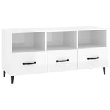 vidaXL Tv-meubel 102x35x50 cm bewerkt hout wit